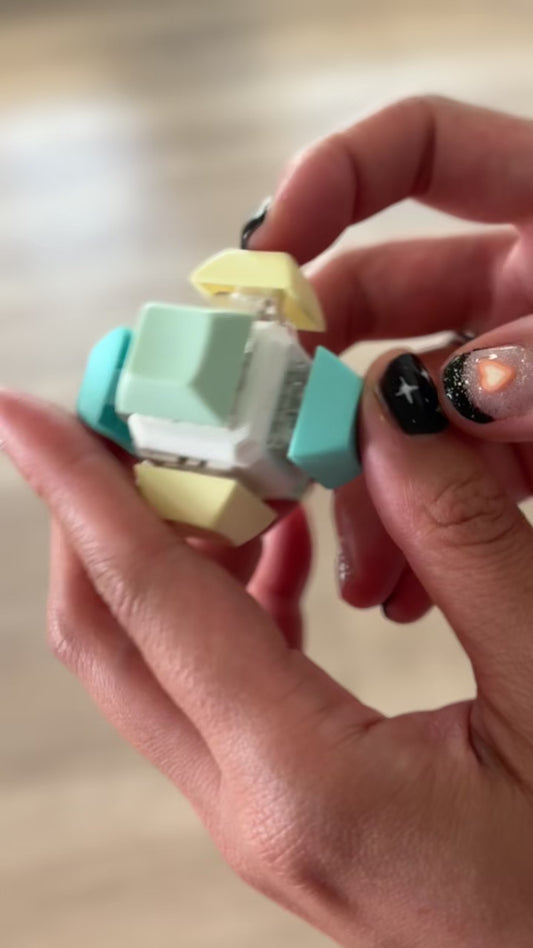 6-Keyboard Fidget Decompression Toy